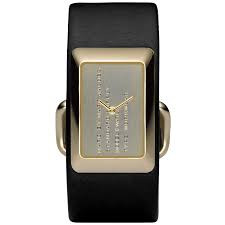 Watch strap Marc by Marc Jacobs MBM2047 Leather Black 30mm